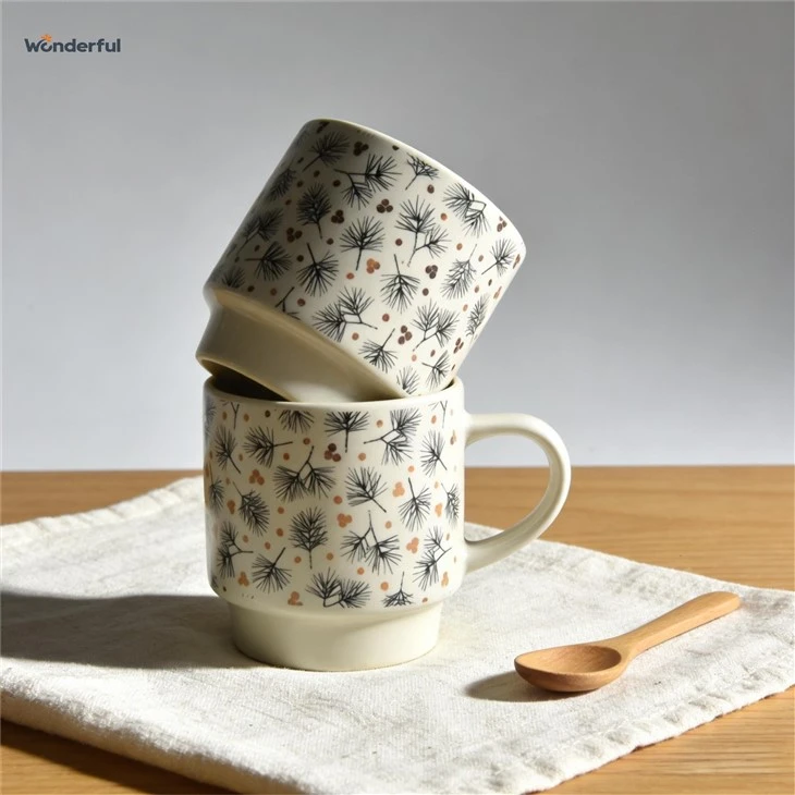 Pine-Patterned Ceramic Mug best